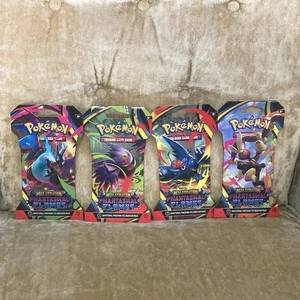 Pokémon Karten TCG Mega Evolution Phantasmal Flames X4 Booster Packs Sleeved Set - Bild 1 von 2
