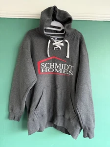 Schmidt Homes Hoodie. Mens Large. Dark Grey. SKU 98003 - Picture 1 of 7