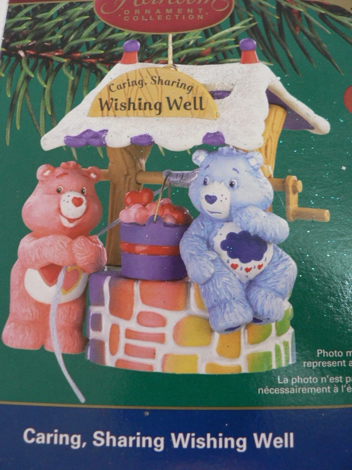 VINTAGE CARE BEAR CHRISTMAS ORNAMENT IN ORGINAL BOX - Image 1 of 4