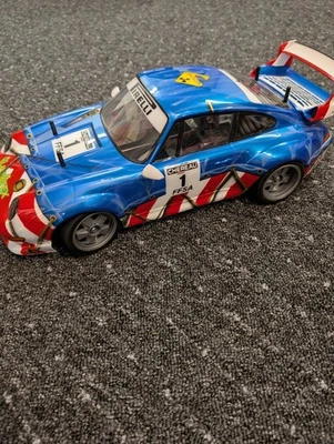 Tamiya Ta02sw Chassi Mit 2 Karosserien kein xpress, hpi - Bild 1 von 4