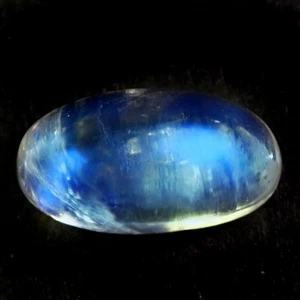 1.64 Ct IF Lovely Perfect Oval 9.1 x 4.9 MM 100% Natural India Blue Moonstone !! - Picture 1 of 5