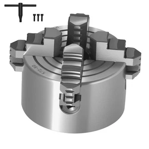 Uimoso 3-Inch 4-Jaw Lathe Chuck with 0.1-3.15 in Clamping Capacity for Milling - Picture 1 of 12