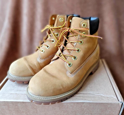 Timberland Premium 6" Waterproof Boot Boys Size 4 UK PrimaLoft Insulation VGC - image 1 of 4