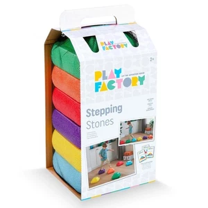 Play Factory Schaumstoff-Trittsteine 6er-Pack sensorische Balance Kinder Grobmotorik Spielzeug - Bild 1 von 4