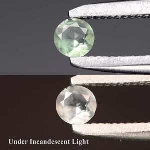 ๐ 0.09ct 3mm Round Natural Green Alexandrite - Russia Gemstone - Picture 1 of 6
