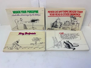 Lot 4 Kliban Joke Books Tiny Footprints/Cat/Never Eat Anything Bigger than Head - Bild 1 von 11