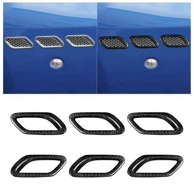 Best  Carbon Fiber Side Fender Vent Trim for Maserati GranTurismo (M145) 2009-19 - Image 1 of 4