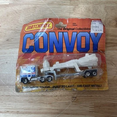 VINTAGE 1983 MATCHBOX CONVOY CY-2 KENWORTH C.O.E. * ROCKET TRANSPORTER DIE CAST  - Image 1 of 4