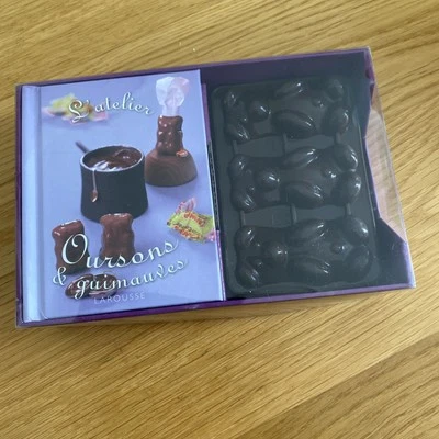 Silikon-Formen, Bärchen, Mit Französischen Rezeptbuch OV, neu - Bild 1 von 3