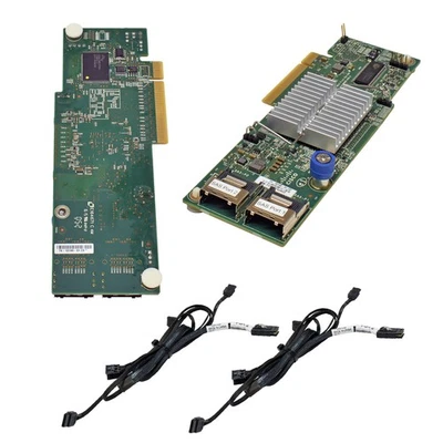 Cisco PCIe Mezzanine Card 74-10149-01 SAS RAID Controller Card + 2 cavi - Immagine 1 di 4