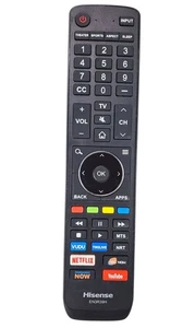 Hisense Remote Control For Smart TV EN3R39H Tested Works OEM Original Sleek - Picture 1 of 4