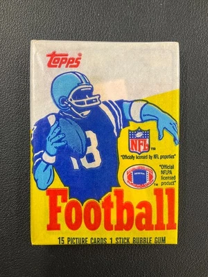 1985 Topps футбол чистый пакет! Warren Moon RC, Elway, Marino и т.д.! ИДЕАЛЬНО! - Изображение 1 из 3