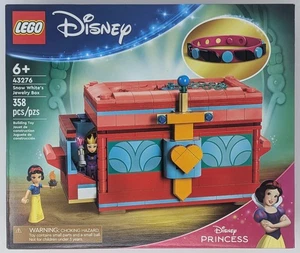 NUOVO LEGO Disney Biancaneve’s Jewelry Box 43276 personaggi Biancaneve e Regina Cattiva! - Foto 1 di 6