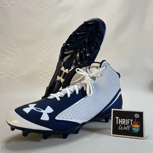 Under Armor Nitro Clutch Fit weiß dunkelblau Gr. 11,5 Herren Sportschuhe *NEU* - Bild 1 von 10