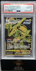 2022 Pokemon SWSH FA/Rayquaza VMAX Silver Tempest TG29 GEM MINT PSA 10 - Picture 1 of 2