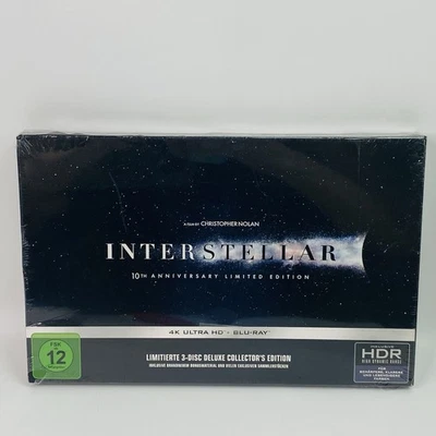 Interstellar 10th Anniversary 4K Blu-Ray (German Collector's Edition) W/ English - Image 1 of 4