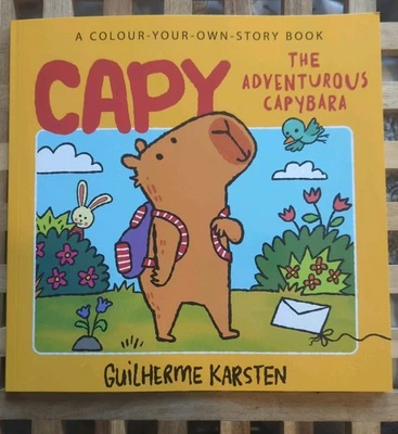 Colour Your Own Story Book - The adventurous Capybara