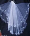 Bridal Veil with Silk Thread FiligreeTrim NEW $165