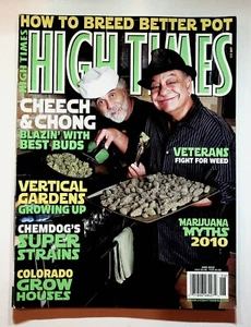 2010 June High Times Magazine Cheech & Chong Colorado Marijuana Grow Judge Gray - Picture 1 of 7