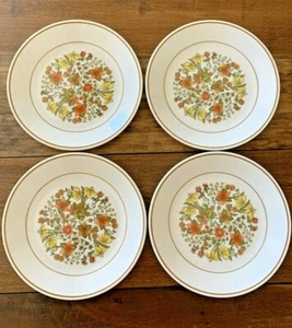 SET OF 4 Corelle INDIAN SUMMER 8-1/2" Salad Luncheon Plates - Picture 1 of 5