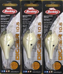 (3) Berkley 11/16 Oz 2 1/2" Digger 10.5 Rattle Crankbaits Honey Shad Brand New - Picture 1 of 3