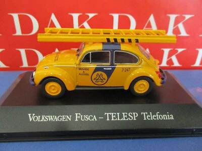 Die cast 1/43 Modellino Auto Volkswagen Fusca Maggiolino Telefonica - Immagine 1 di 4