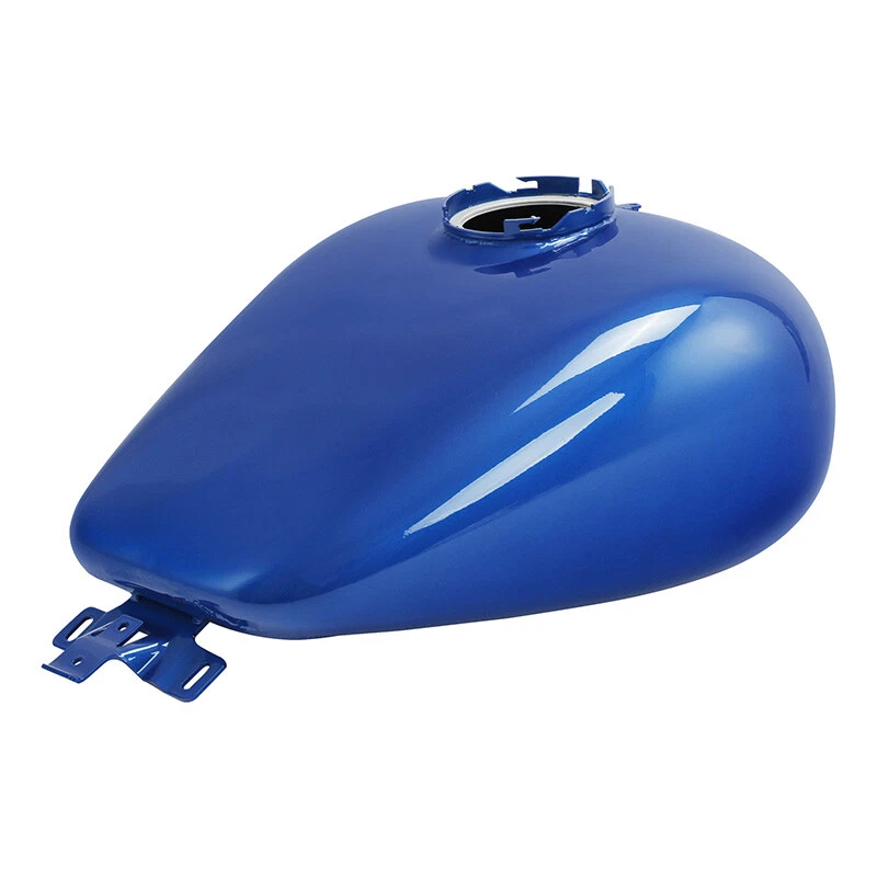 Tanque de gasolina de 6 galones apto para Harley Touring Street Glide 2008-24 eléctrico azul Foto 1 de 4