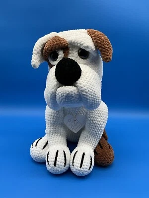 Häkeltier Kuscheltier Häkelarbeit Amigurumi gehäkelter Hund - Bild 1 von 4