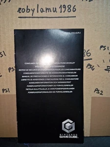 OPUSCOLO AVVERTENZE ORIGINALE PER NINTENDO GAMECUBE PAL EURO + ITA 🇮🇹 NEW MINT - Picture 1 of 4
