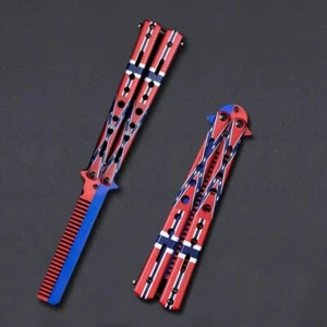 Butterfly Trainer Training Comb Dull Knife Tool Metal Practice tool portable - Picture 1 of 11