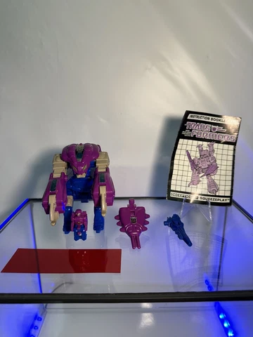 Transformer G1 Squeezeplay Headmaster 100% Complet Vintage❗️RAR❗️ Cover