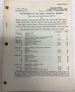 TM 9-2320-211-35 Rebuild Manual 5 Ton 6x6 G744 - Picture 1 of 11