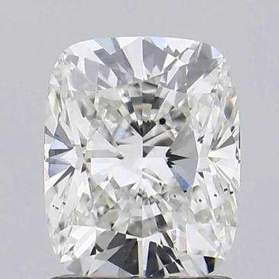 Lab Grown Diamond IGI Certified 1.35 Ct CVD CUSHION Cut G Color SI1 Clarity - Image 1 of 4