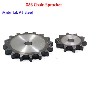 08B Chain Drive Flat Sprockets 10T-45T Pitch 1/2"(12.7mm) For #40 Roller Chains - Picture 1 of 6