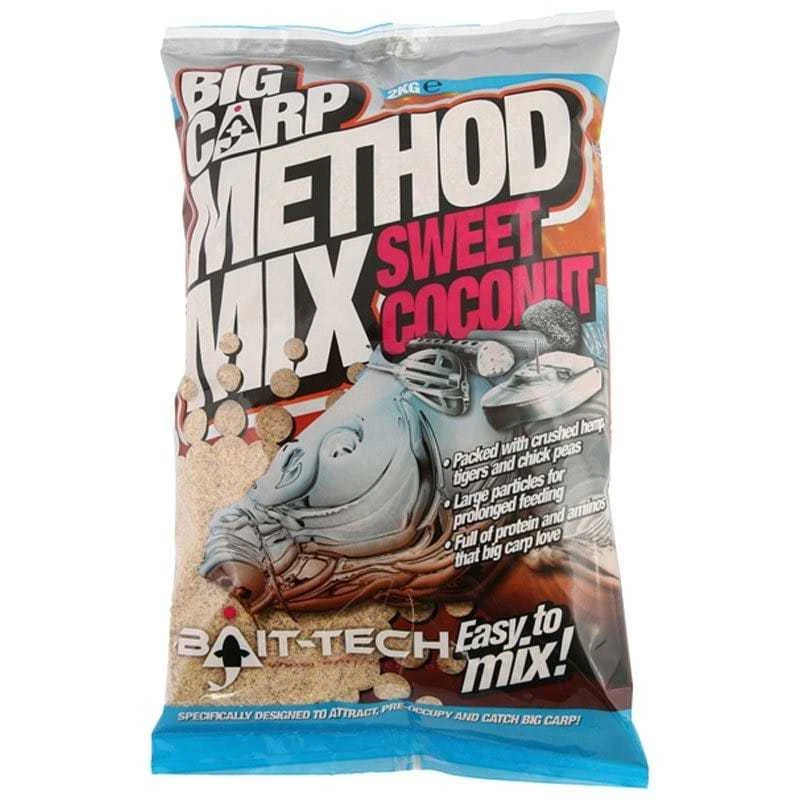 Bait-Tech Big Carp Method Mix Sweet Coconut 2kg Bag