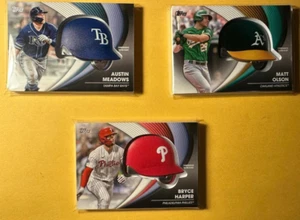 2022 Topps Commemorative Batting Helmet Relic SERIES 2, UPDATE U-PICK FINISH SET - Picture 1 of 4