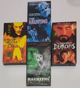 Lot(4) VHS Horror The Haunting of Hell House, Truth About Demons, They Come Back - Picture 1 of 7