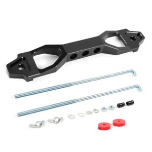 Heavy Duty Battery Hold Down Billet Aluminum Battery Tie Down Bracket J Bolts - Picture 1 of 12