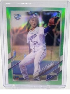 Tsubasa Kato 2021 Topps Chrome Nippon Pro Green Refractor RC /99 JPB Japan