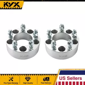 Pair of 2'' Wheel Spacers Adapters 5x4.5'' for Ford 83-11 Ranger 64-14 Mustang - Picture 1 of 12