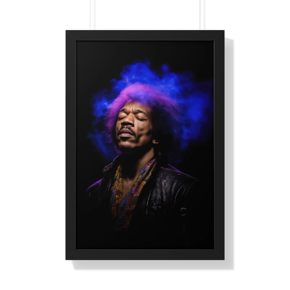 Jimi Hendrix "Inspiration" от NGM - постер в рамке - Изображение 1 из 1