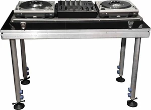DJ TABLE- 60x120cm 1 panel, adjustable legs from 0.8M to 1.4M H - Picture 1 of 9