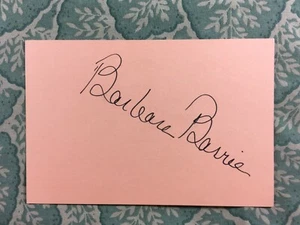 Barbara Barrie - Barney Miller - Breaking Away - Judy Berlin - Autograph 1980 - Picture 1 of 2