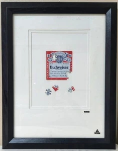 Vintage Budweiser Martin Allen Dose Kunst fallende Puzzleteile - Bild 1 von 5