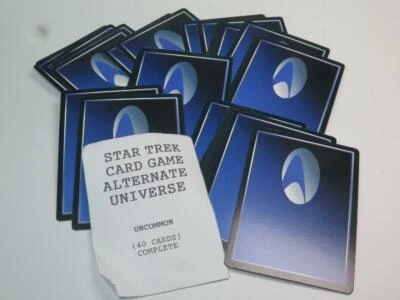 STAR TREK Alternate Universe Card Game 40 UNCOMMON CARDS Unused - Image 1 of 4