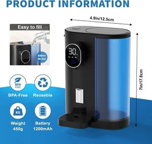 Automatic Mouthwash Dispenser for Bathroom,18.26Oz Wall Mounted Mouth Wash Dispe - Picture 1 of 6