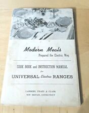 Vintage Landers Frary & Clark Cook Book Recipes and Instruction Manual Electric