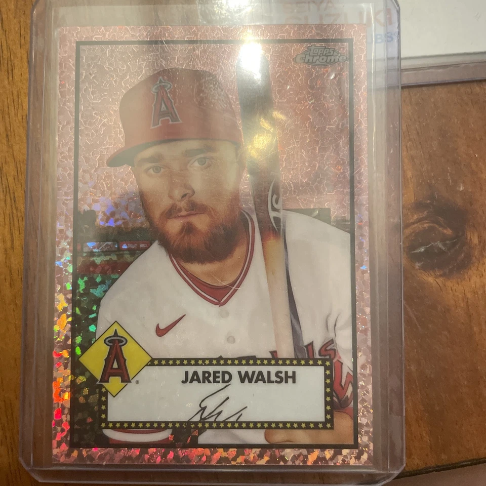 2021 Topps Chrome Platinum Anniversary - #258 Jared Walsh - Image 1 of 2