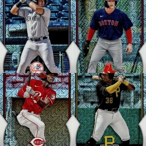 2023 Bowman Prospects Chrome Mojo Mega Box 1-150 Completa il tuo set - Foto 1 di 25