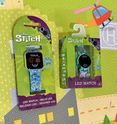 Conjunto de 2 relógios LED Disney Stitch - Imagem 1 de 4